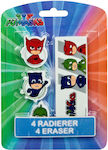 PJ Masks Set Gume pentru Creion 4buc