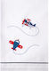La Christine Set Christening Oilcloths Airplane...