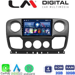 LM Digital Car-Audiosystem für Opel Movano Renault Haupt- Nissan NV400 2010 > 2019 (WiFi/GPS)