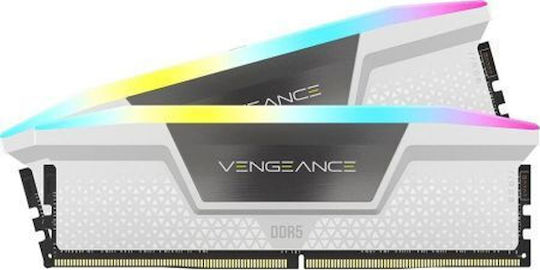 新品DDR5 64GB(32GBx2)Corsair VENGEANCE RGB Corsair Vengeance RGB 64GB DDR5 RAM cu 2 module (2x32GB) și Viteză