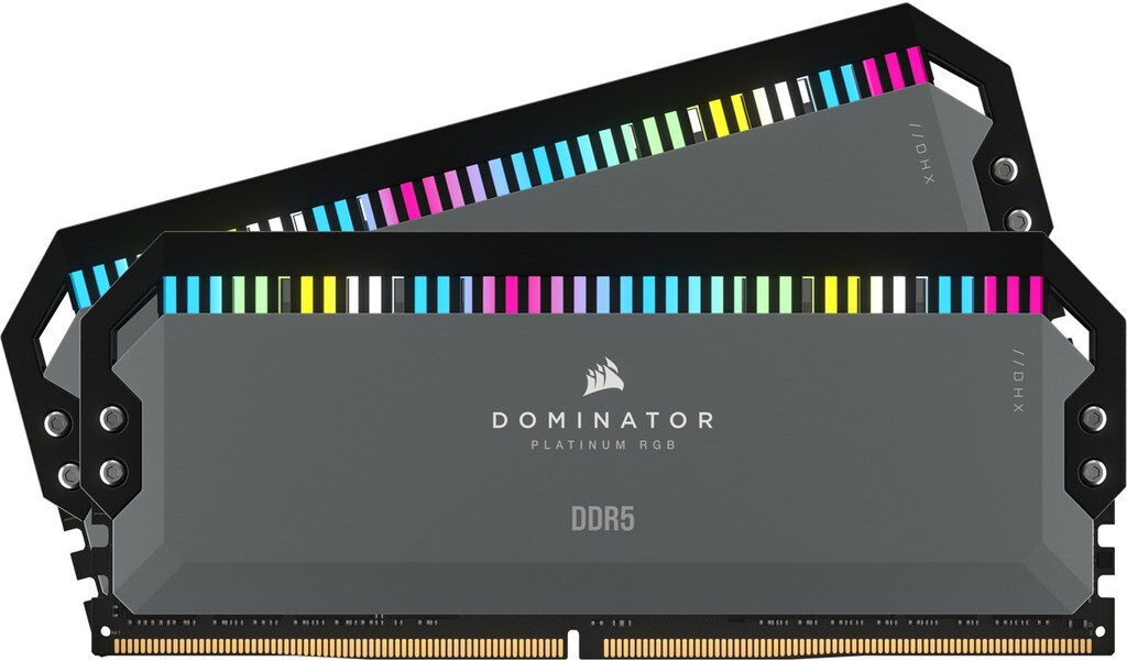 64GB RGB TITANIUM DOMINATOR Corsair 64GB RGB DOMINATOR DDR5-6000MHz CORSAIR メモリー (2x32GB) 6000MHz DDR5 メモリー
