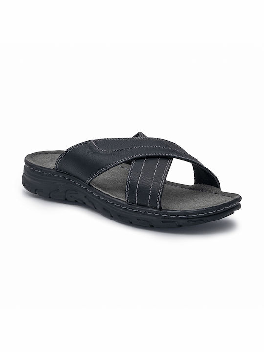 Giorgio Rinaldi Herrensandalen in Schwarz Farbe