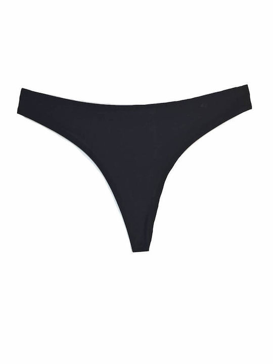 Senses Cotton Women's String Seamless Black