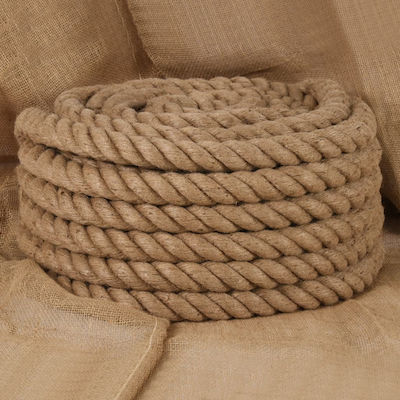 vidaXL Twisted 40mm Jute Rope 5m 4.5kg