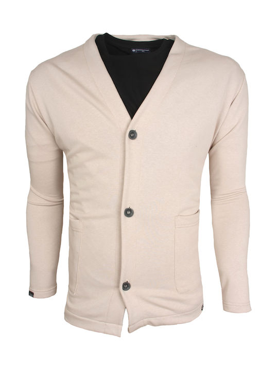 Gunson Men's Cardigan Beige