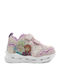 Disney Kids Sneakers with Scratch & Lights Pink