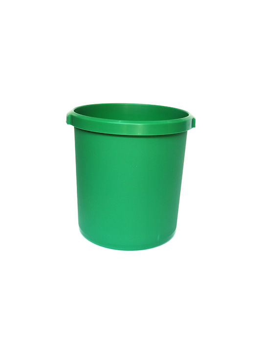 Office Plastic Waste Bin 18lt Green