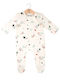 Babybol Baby Bodysuit Set Long-Sleeved Ecru