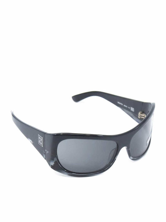 Missoni Unisex Sunglasses with Black Plastic Frame and Black Lens MI54701