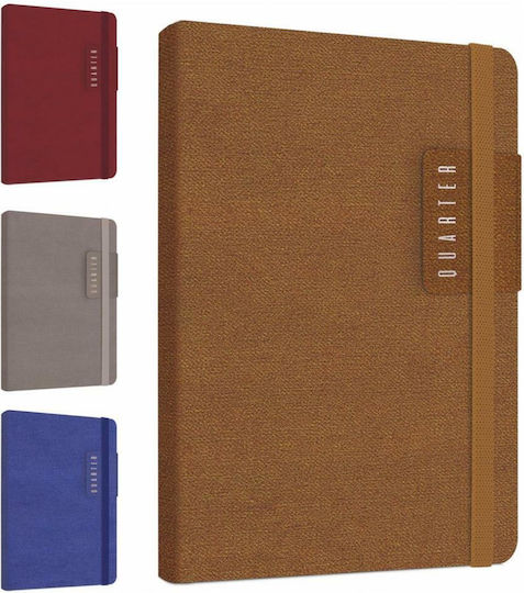 Gipta Notebook with Elastic Brown