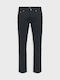 Men's Regular Fit Black Jeans Pants