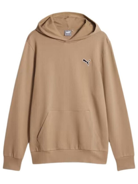 PUMA Better Essentials Φούτερ με Κουκούλα Καφέ