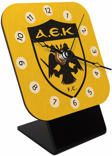 Koupakoupa Επιτραπέζιο Ρολόι Ξύλινο KP_1011_CLOCK-DESK-SQUARE-WOOD