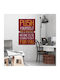 Dekorativer Aufkleber Wand 1Stück 70x45cm Caravelshop