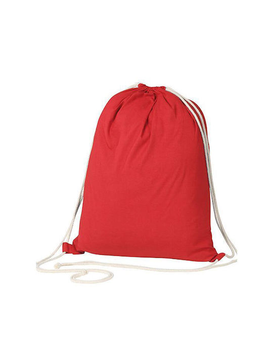 Βαμβακερή Τσάντα για Ψώνια σε Κόκκινο χρώμα