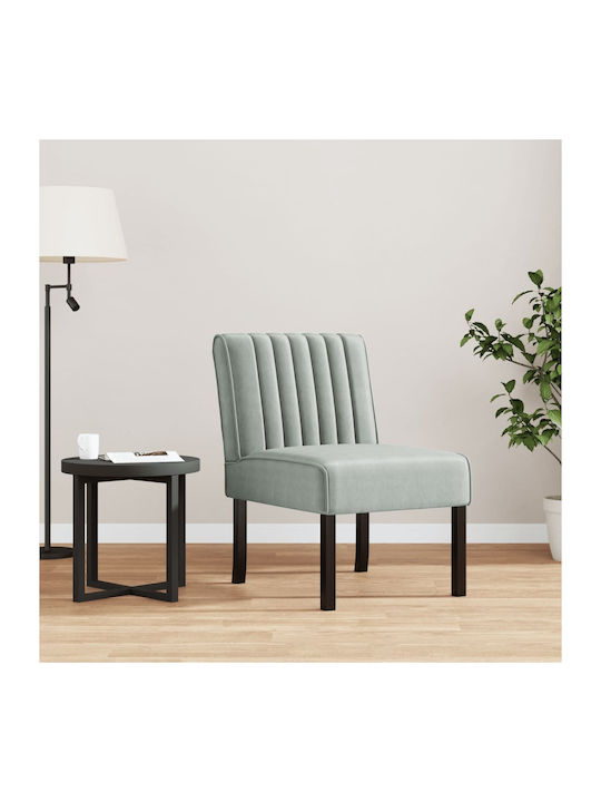 Sessel Samt Gray 48x64x72cm