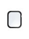 Bestsuit Plastikhülle mit Glas in Gray Farbe für Apple Watch 45mm