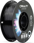 Creality3D PETG 3D Printer Filament 1.75mm Μαύρο 1kg