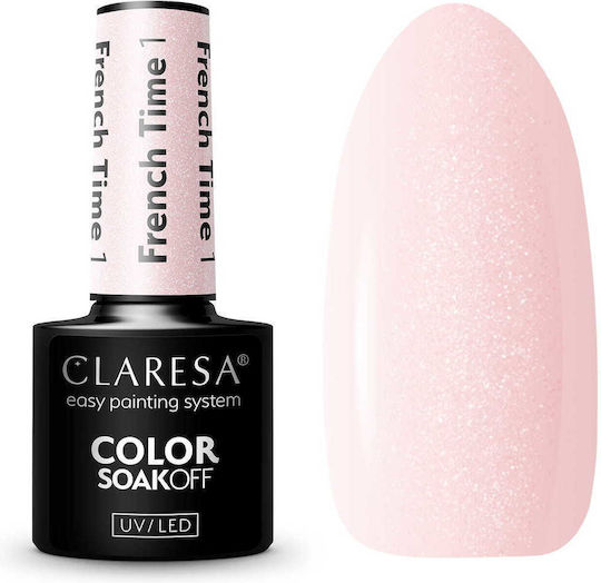Claresa French Time 1 Ojă Pentru Unghii Cu Gel French Time 1 5ml
