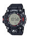 Casio G-shock Ανδρικό Ρολόι Solar με Μαύρο Καουτσούκ Λουράκι
