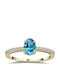 Chrilia Single Stone from Gold 14K