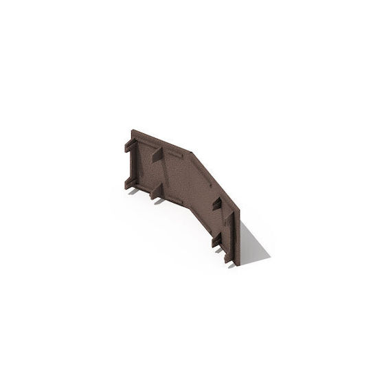Showood WPC Cap for Garden Flooring 15x6cm