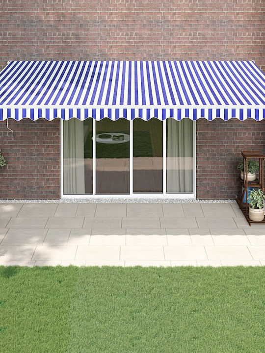 vidaXL Terrace Wall Tent Blue 5x3cm