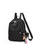 Yookie Damen Tasche Rucksack Schwarz