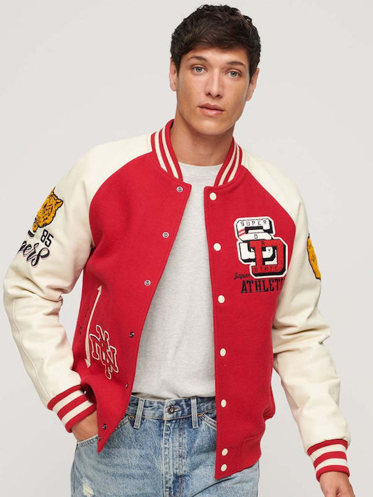 M D2 College Winter Jacket Red