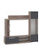 Wohnzimmer TV-Einheit Depen Gray L204xB41xH187cm MB