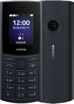 Nokia 110 (2023) Dual SIM Mobile Phone with Buttons Midnight Blue