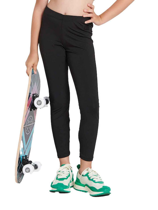 BodyTalk Kinder Leggings Sport Lang Schwarz