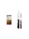 Tramontina 4-Piece Stainless Steel 18/10 Gray Cutlery Set