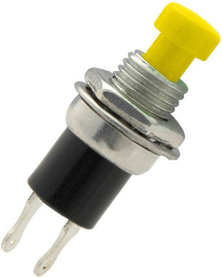 OFF Διακόπτης Μπουτόν 1A 250V/125V 3A Κίτρινο