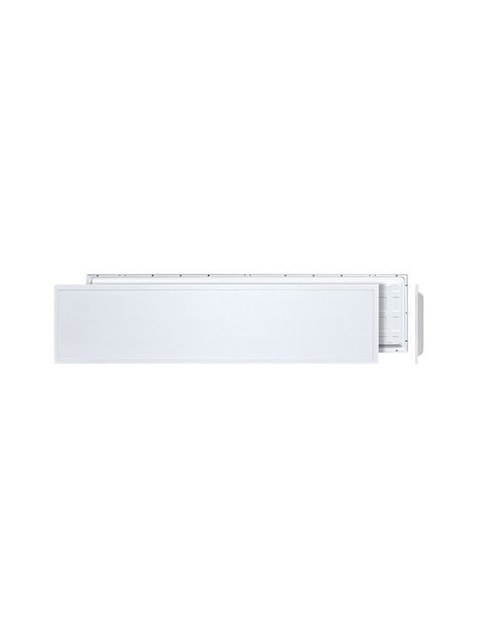 Eurolamp Χωνευτό LED Panel Ισχύος 45W με Θερμό Λευκό Φως 120x30εκ.
