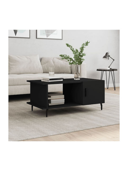 Rechteckig Couchtisch Schwarz L90xB50xH40cm