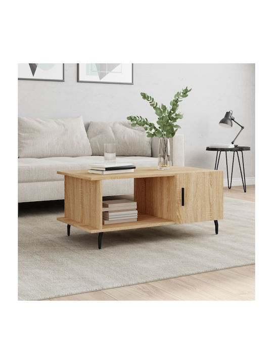 Rectangular Wooden Coffee Table Sonoma L90xW50xH40cm