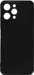 iNOS Soft Back Cover Silicone Black (Xiaomi Redmi 12)