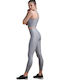 Training Women's Cropped Firming High Waist Gray Leggings