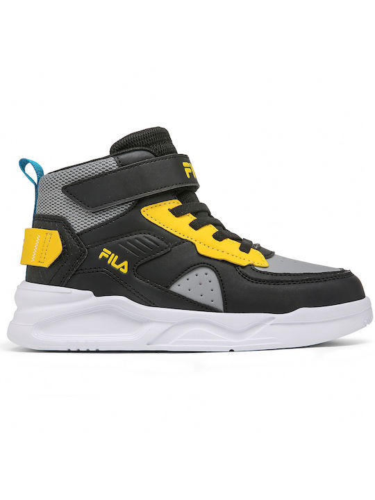 Fila Kids High Sneakers for Boys with Laces & Strap Multicolour
