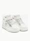 Frangetta Mix Παιδικά Sneakers High με Σκρατς Bianco / Argento