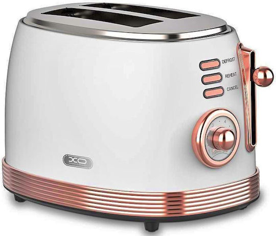 XO Toaster 2 Slots 850W White