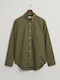 Long-sleeved Denim Shirt Khaki