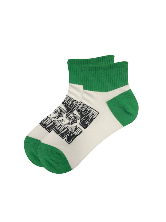 WP Patterned Socks Green