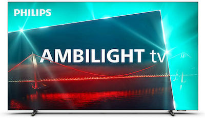 Philips Smart Τηλεόραση 55" 4K UHD OLED 55OLED718/12 HDR (2023)