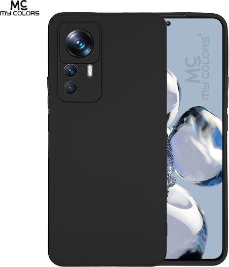 Sonique Задна корица Силикон Черен (Xiaomi 12T / 12T Pro)