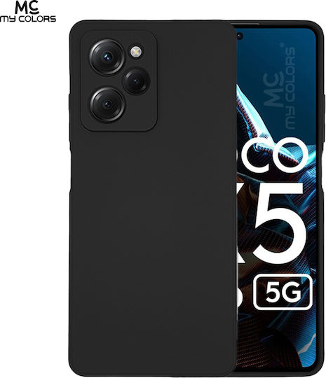 Sonique Back Cover Silicone Black (Poco X5 Pro)