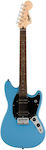 Squier Sonic Mustang HH California BL Ηλεκτρική Κιθάρα με Σχήμα Mustang και HH Διάταξη Μαγνητών σε Μπλε Χρώμα