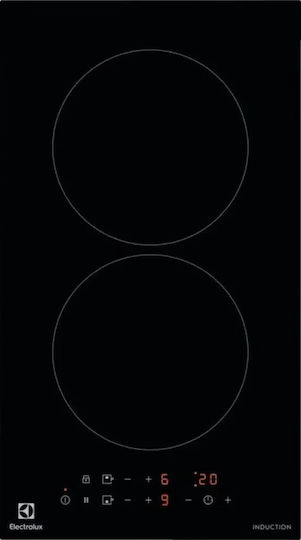 Electrolux Domino Induction Cooktop Autonomous with Child Lock Function 52x29εκ.