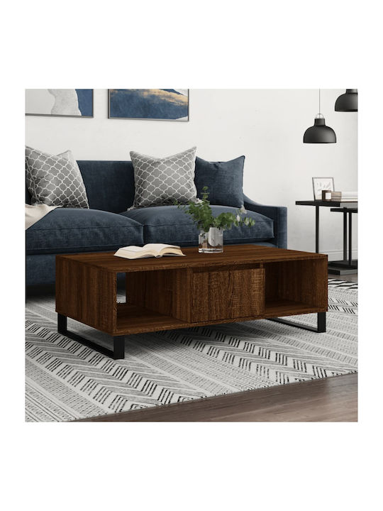 Rectangular Wooden Coffee Table Oak L104xW60xH35cm